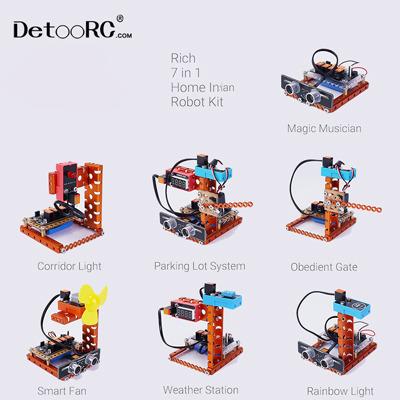 China Detoo DIY STEM Home Inventor Kit Toys App Programming Control STUFFED Educational Study for sale