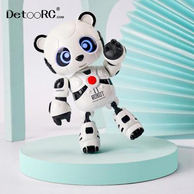 China Detoo 2022 STUFFED Rod Dunbao Rod Robot Panda Voice Plays 9 Voice 3 In 1 Eyes USB Recording Light Charging for sale