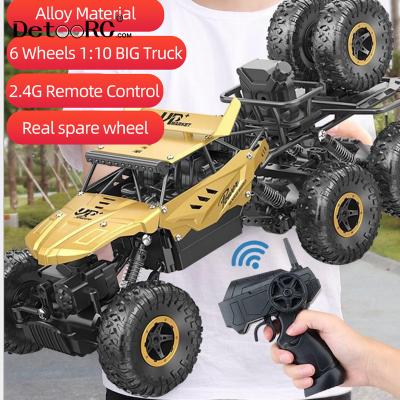 China Big Truck Car 6Wheels Alloy Truck Detoo 1:10 1:10 Radio Control Remote Control Car Toys Racing Big Truck Big Remote Control Cars RC Cars for sale