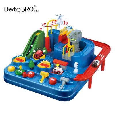 China Create Adventure Detoo Rescue City Playsets Create Adventure Cars Play Game Funny Track Set Kids Educational Toys for sale