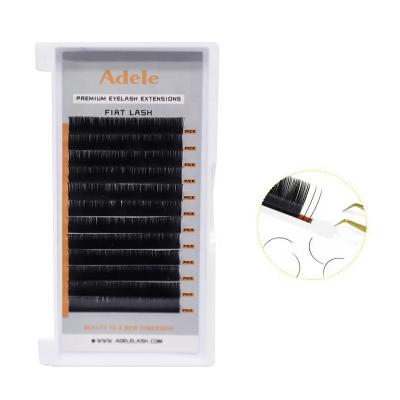 China Wholesaleflat Eyelash Extensions 25mm Flat Eyelash Extensions Custom Hot Sale Natural Flat Eyelash Extensions Flat Soft Lashes for sale