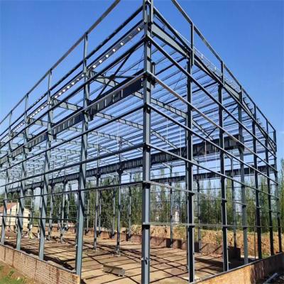 China Steel Fabricated House Galvanized Steel Structure Warehouse Large Span Workshop Prefab Building Made In China for sale