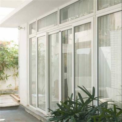 China Best Price High Quality Magnetic Australia UPVC Double Standard Double Screen Glass Door for sale