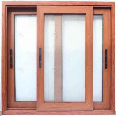 China Simple Design Double Glazed Aluminum Glass Frame Modern Aluminum Sliding Sliding Window for sale