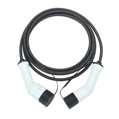 China 1phase/3phase 16A electric vechile charging cable custom charging type 1 to type2 type2-type2 ev charging cable for sale