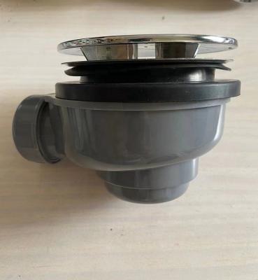 China Modern Portable Steam Bath Shower Tray Waste 110 / 115mm Shower Drain Fitting for sale