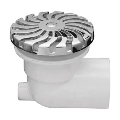 China Modern Bathtub Replacement Parts Water Suction Chrome Plastic Whirlpool Bathtub Suction for sale