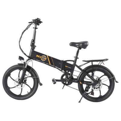 China Steel [EU STOCK] BEZIOR M20 Folding Electric Bike 48V 10.4Ah 350W Brushless Motor 20 Inch Tire Shimano 7 Speed ​​Max Shift 35km/h for sale