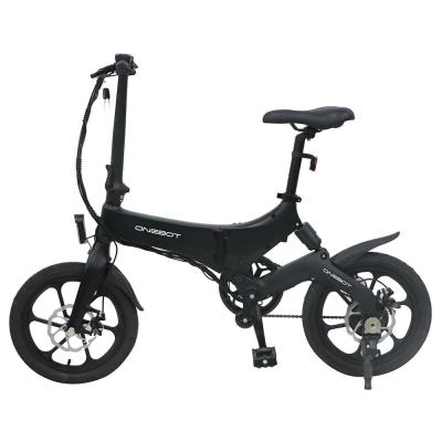 China [EU STOCK] Excellent Quality ONEBOT S6 Aluminum Portable Folding Electric Bike 16 Inch 250W Motor Max Speed ​​25km/h 6.4Ah Battery for sale