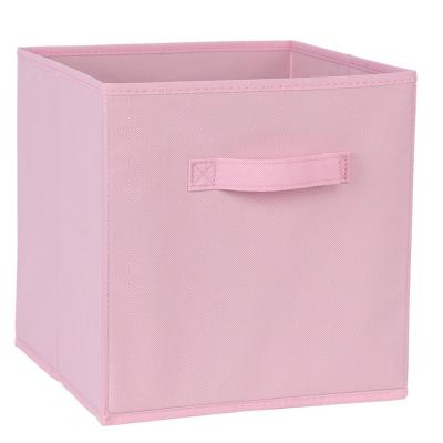 China Household Viable Foldable Toy Storage Foldable Nonwoven Storage Box For Tissues for sale