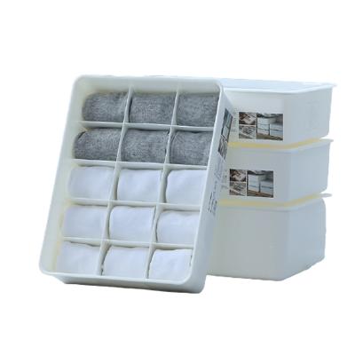 China Small storage box minimalist folding home underwear storage box for sale