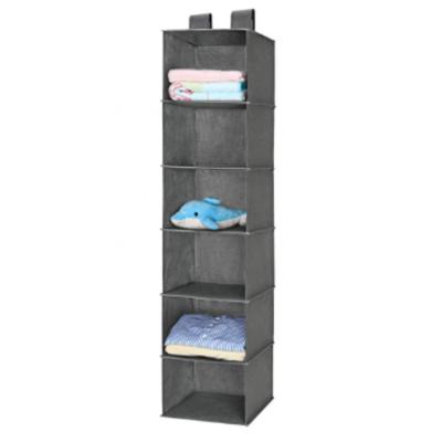 China Multi-Layer Hanging Non-Woven Sustainable Hanging Storage Bag Wardrobe Storage Bag Clothing Storage Bag for sale