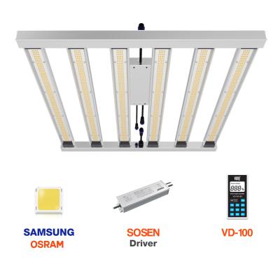 China Fast Delivery 400w LED EU 4ft x 4ft USA CA Full Spectrum Grow Light Bars For 4x4 3x3 Grow Tent Growing VEG FLOWER for sale