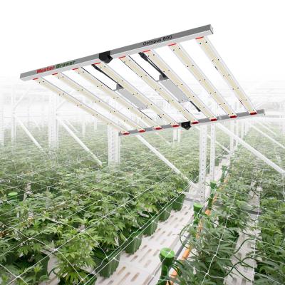 China free shipping 5ft x 5ft high efficiency 640w 720w 800w 3umol/J waterproof indoor plant LED grow light for medicinal plant cultivaiton for sale