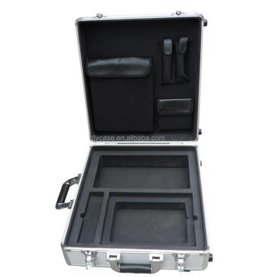 China Storage Display and Carry Heavy Duty Aluminum Tool Case with Eva Insert, Aluminum Case, Portable Aluminum Tool Case with Large Aluminum Frame and Heavy Duty Handle for sale