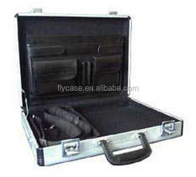 China See Photos Travel Aluminum Suitcase With Aluminum Laptop Briefcase With Number Lock for sale