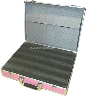 China Storage Display and Carry Case Aluminum Panel Gun Attaché-Soft Color, Hard Aluminum Briefcase, Hard Aluminum Carry Case. Sleek and modern design interior for sale