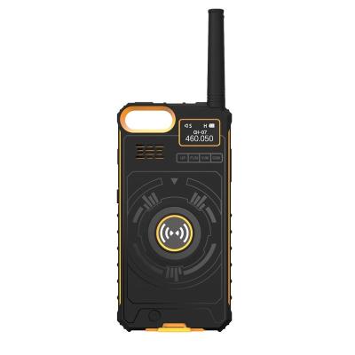 China Multifunctional Wireless Phone Case 400-470MHz UHF Radio Walkie Talkie Two Way Radio for sale