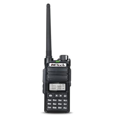 China Two way radio JM-X1UV long battery life 128 channels walkie talkie ham radio long range fm dual band handheld transmitter cheap price for sale