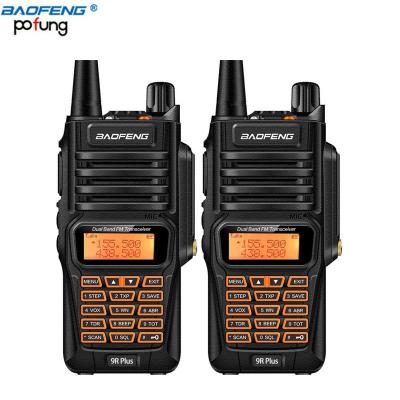 China 2019 NEW dual band walkie talkie ham radio china baofeng 10w walkie talkie IP67 long range more than 10km 4500mah Baofeng UV-9R for sale