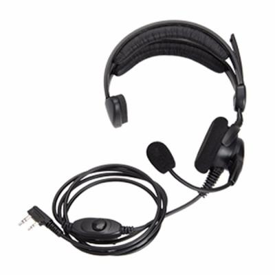 China Sports Travel VOX PTTs Switch Headset Outdoor Camping Boost Earpiece MIC For Motorola Kenwood Walkie Talkie Two Way Radio for sale