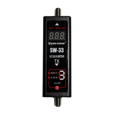 China SURECOM SW-33 Mini Power &SWR Handheld VHF/UHF 100MHz-520MHz Meter Tester for Ham Two Way Radio SW33 SW-33 for sale