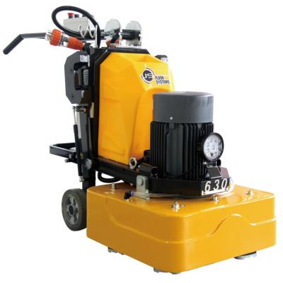 China Hotels JS630 Hand Push Rotary Head Concrete Epoxy Floor Grinder Polisher for sale