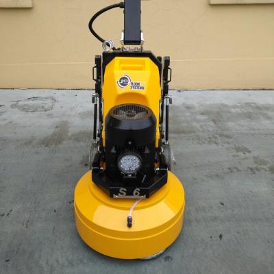 China Building Material Shops Planetary Floor Sander Concrete Floor Grinder Machine Single Phase S6 for sale