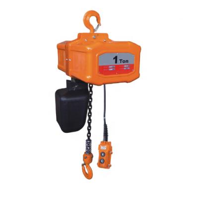 China Construction worksÂ   1T Chain Hoist Mini Electric Hoist Chain Block Hoist for sale