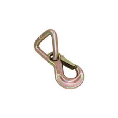 China CONSTRUCTION WORKS Drop Swivel Forged Chain Hook With Bearing Forged Hook for sale