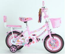 China 7 Speed Gears Princess Pink Color 14 Inch Childs Bike With Training Wheels for sale