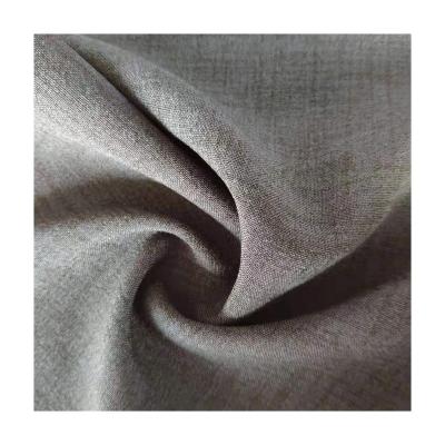 China Blend Interlock Fabric Fashion Anti-Static Fabric Woven Polyester 100% High Stretch Twisted Simple Imitation Canvas For Women Wear for sale