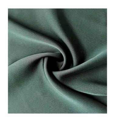 China Factory supply anti-static RPET GRS recycled fabric polyester satin fabric for blouse and dress for sale