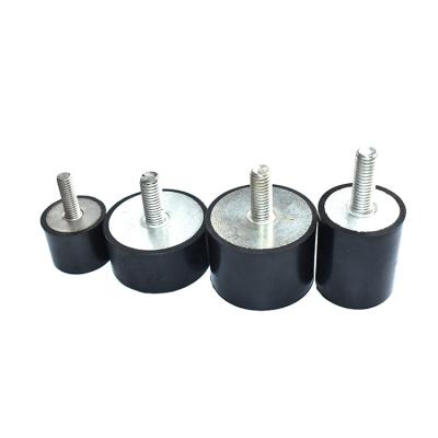 China Oil And Fuel Resistance M10 X 1.0 Thread Rubber Bumper Feet Anti Vibration Coils Ride On for sale