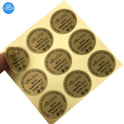 China Waterproof Aluminum Sticker Label Aluminum Label Sticker Printing for sale