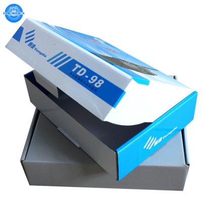 China Recyclable Cheap Custom Cardboard Corrugated Color Print Boxes Custom Design for sale