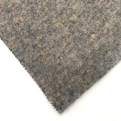 China Sustainable Multi Color Custom Wool Blended Ring Tweed Fabric for sale