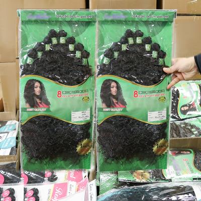 China Cheap Wholesale Premium Heat Resistant African Kinky Curly Synthetic Hair Futura I-Tip Hair Bundles Weave Bundles Synthetic Hair Weft Bundles for sale