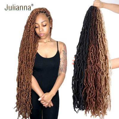 China Best Quality Synthetic Colored Braid Products Synthetic Dreadlocks Hair Locs Fiber Kenya Wholesale Hair Vendors List for sale