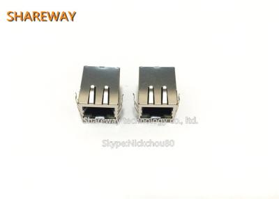 Китай Порт сети стандарта Ethernet Джек 1x2 HFJ12-1G11ERL RJ45 модульный с модулем сетевого интерфейса Magnetics продается