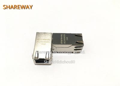 中国 統合された磁気学のPHY PoE RJ45のイーサネット ジャックJK0-0133NLの単一の港 販売のため