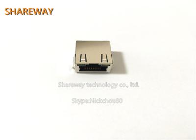 Chine PIN vertical entièrement protégé de soudure du bâti THT de RJ45 Jack J0G-0003NL à vendre