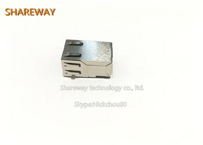 China JX30-0005NL SIngle Port RJ45 Connector with/without LED RJ45 Modular Jack zu verkaufen