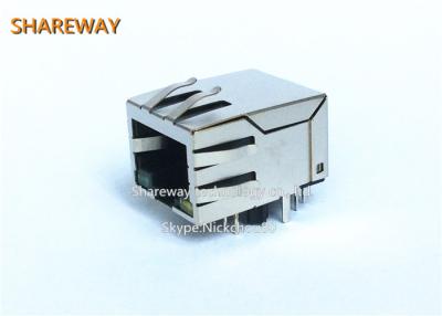 中国 JXR 1-0001 NL/JXR 1-0011 NL Rj45の表面の台紙のジャックの女性磁気コネクター 販売のため