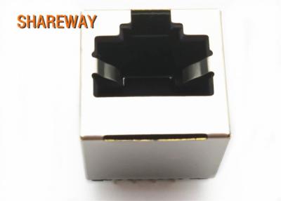 China Montagem Rj45 Jack do PWB da liga de cobre, 8 conector modular JXD2-0010NL do porto Rj45 à venda