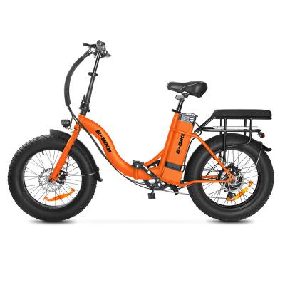 China US CURRENT Fat Aluminum Alloy Tire Folding Electric Bicycle Shimano 7-Speed ​​E Bike Moped Outdoor Bike 500W 36V 10AH for sale