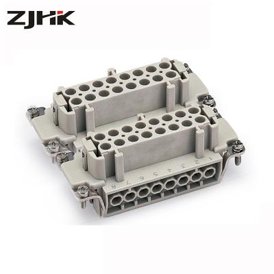 China ZJHK Automotive Electrical Plug Manufacturer 16A 500V HE-032, 32 Pin Male Connector for sale