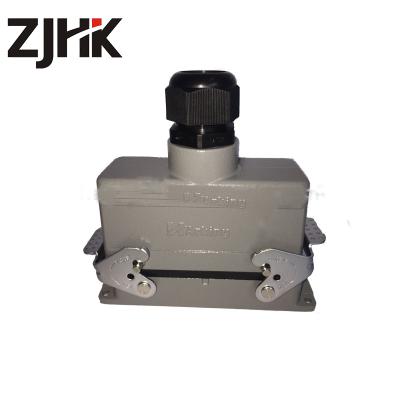 China ZJHK HE-024-SE-TE-BK Heavy Duty Automotive Connector , 24 Type Pin Harting Connector for sale