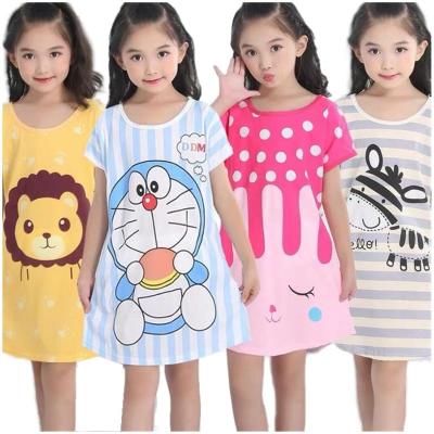 China Summer QUICK DRY cute girls wear thin short sleeve pajamas for sale