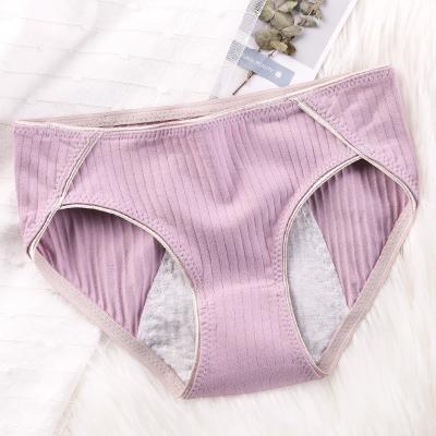 China Antibacterial High Quality Menstrual Cotton Underwear 3 Layers Leakproof Pants for sale